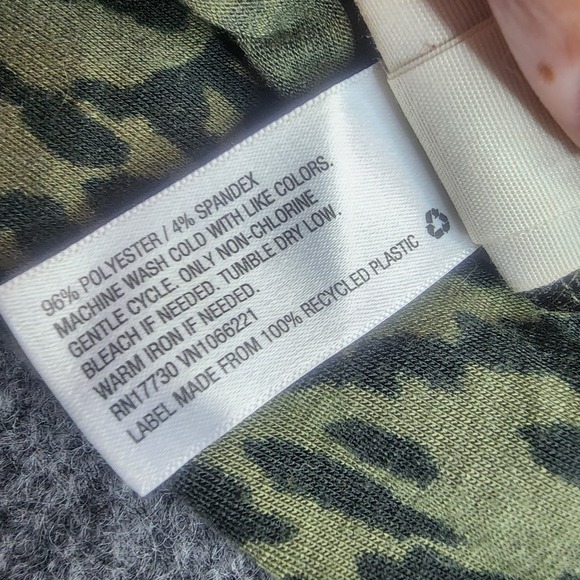 Vintage Y2K Mossimo Fold Over Waistband Maxi Skirt‎ Green Black Festival Boho - Picture 7 of 7